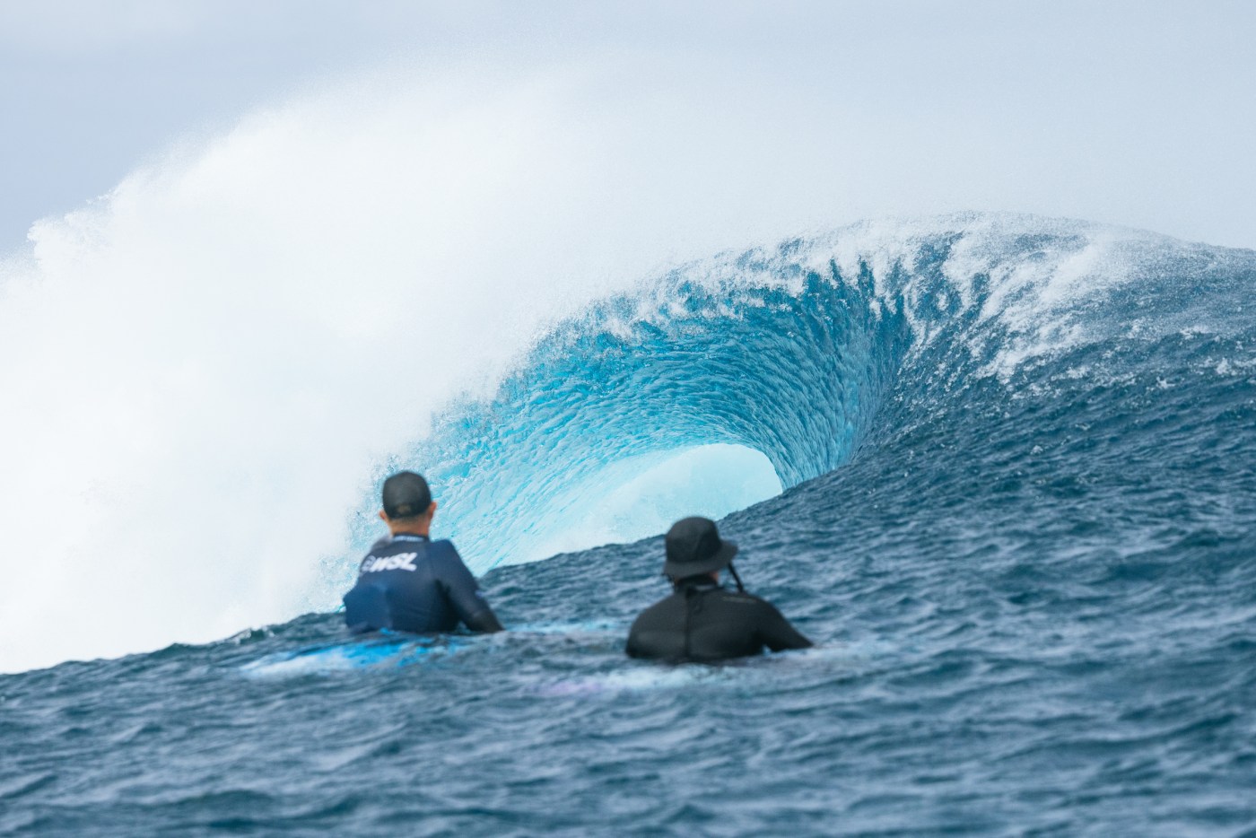Пустая труба на Cloudbreak во время четвертьфиналов Fiji Pro 2026